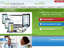 Tablet Screenshot of familyhealthnetwork.com